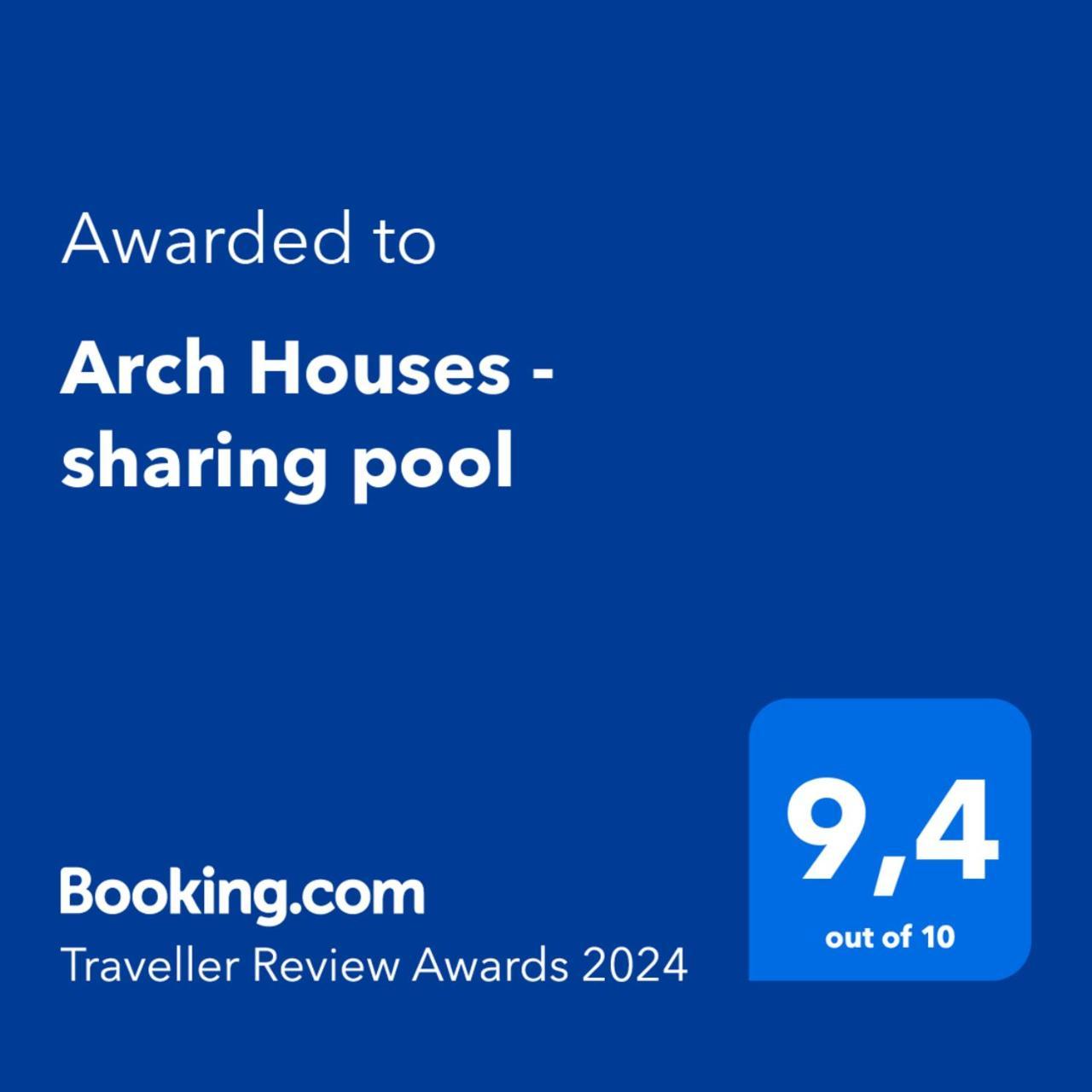 Arch Houses - Sharing Pool Spiliá Exteriör bild